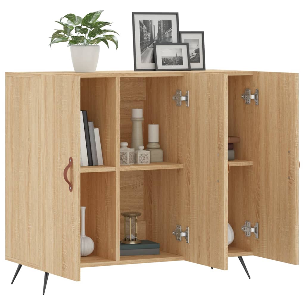 Komoda boja hrasta sonome 90x34x80 cm od konstruiranog drva