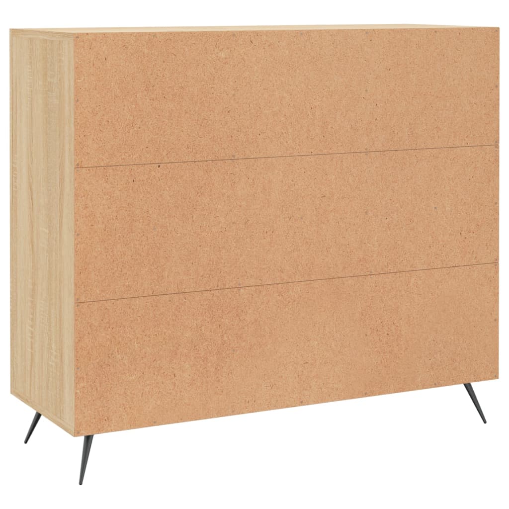 Komoda boja hrasta sonome 90x34x80 cm od konstruiranog drva