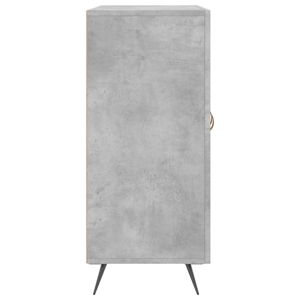Komoda siva boja betona 90x34x80 cm od konstruiranog drva