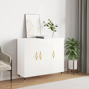 Komoda bijela 90x34x80 cm od konstruiranog drva