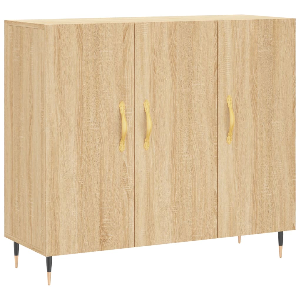 Komoda boja hrasta sonome 90x34x80 cm od konstruiranog drva