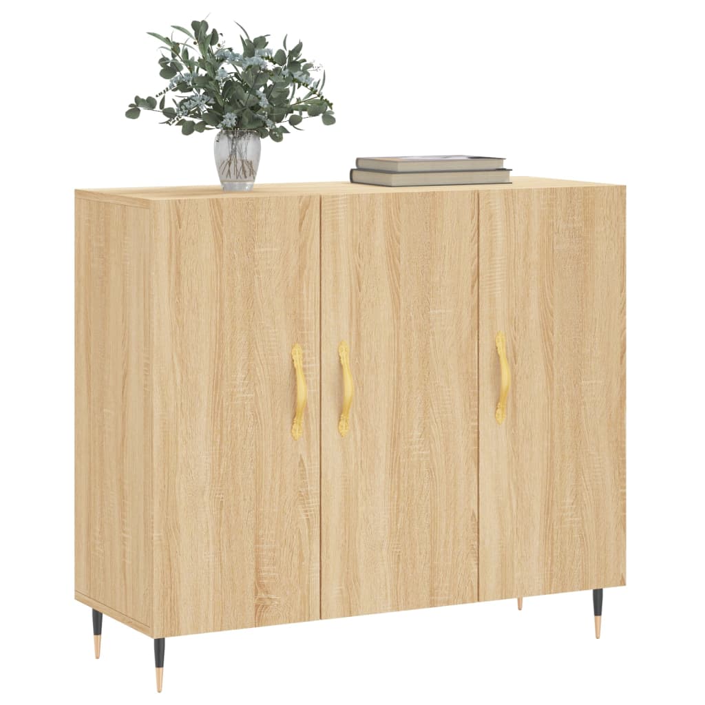 Komoda boja hrasta sonome 90x34x80 cm od konstruiranog drva