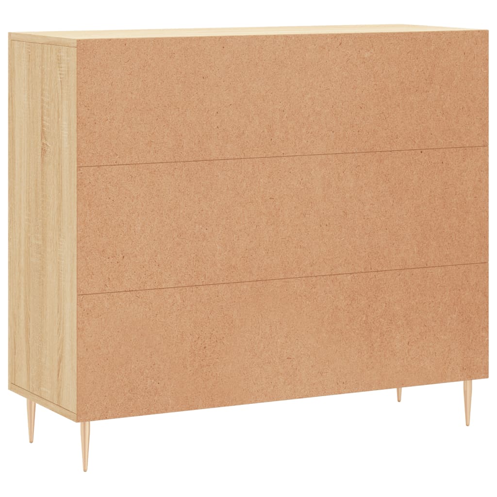 Komoda boja hrasta sonome 90x34x80 cm od konstruiranog drva