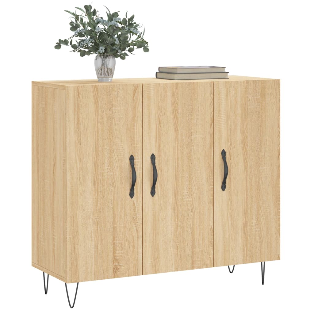 Komoda boja hrasta sonome 90x34x80 cm od konstruiranog drva