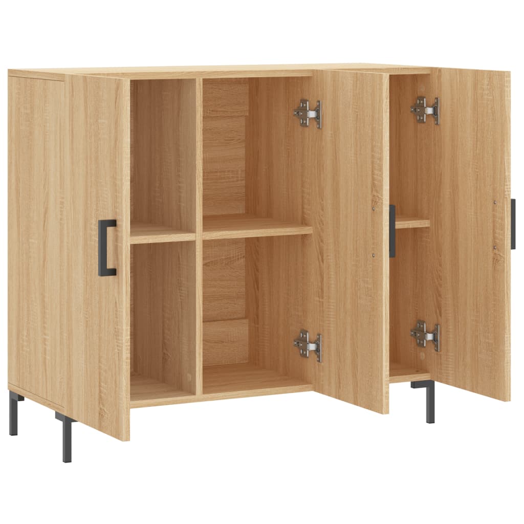 Komoda boja hrasta sonome 90x34x80 cm od konstruiranog drva