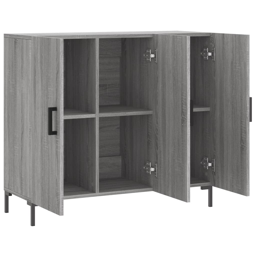 Komoda boja hrasta sonome 90 x 34 x 80 cm konstruirano drvo