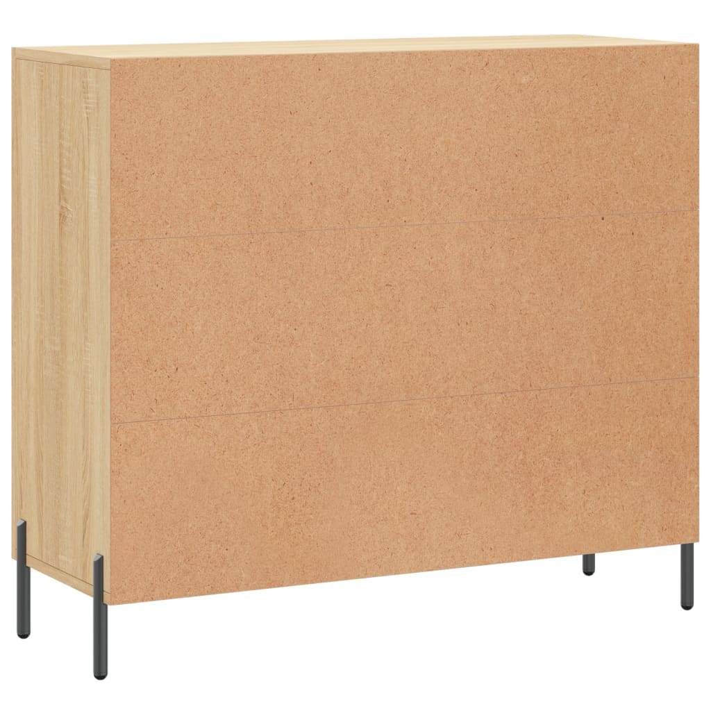 Komoda boja hrasta sonome 90x34x80 cm od konstruiranog drva