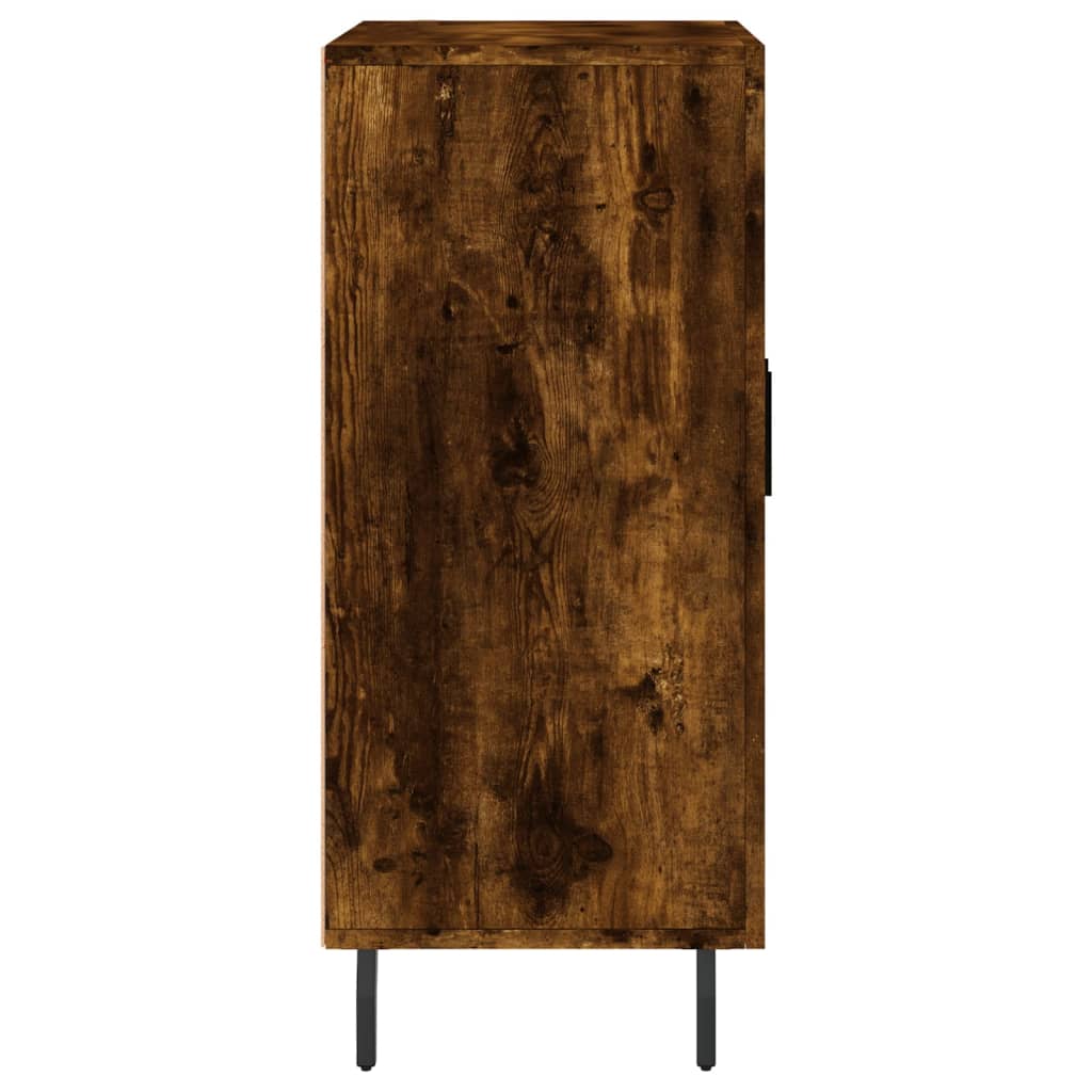 Komoda boja dimljenog hrasta 90 x 34 x 80 cm konstruirano drvo