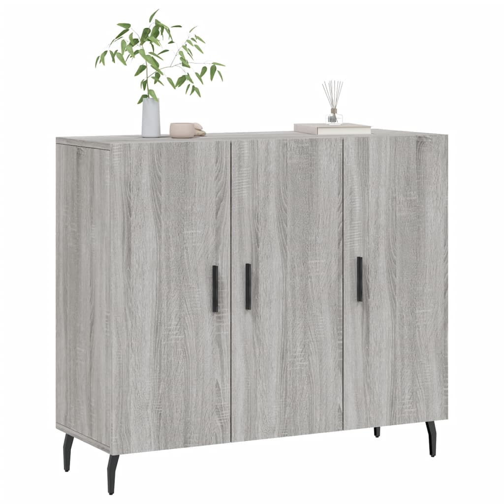 Komoda boja hrasta sonome 90 x 34 x 80 cm konstruirano drvo