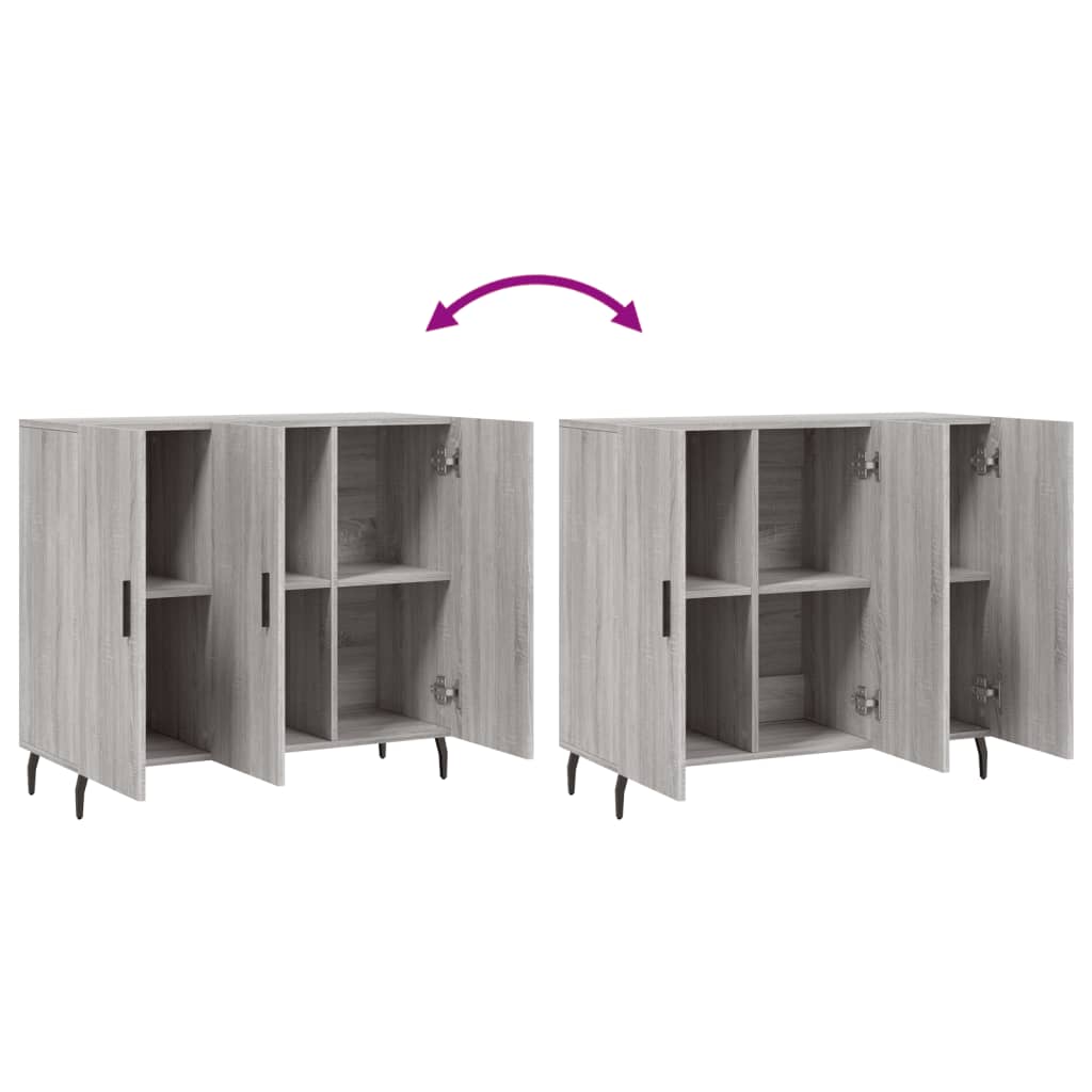 Komoda boja hrasta sonome 90 x 34 x 80 cm konstruirano drvo