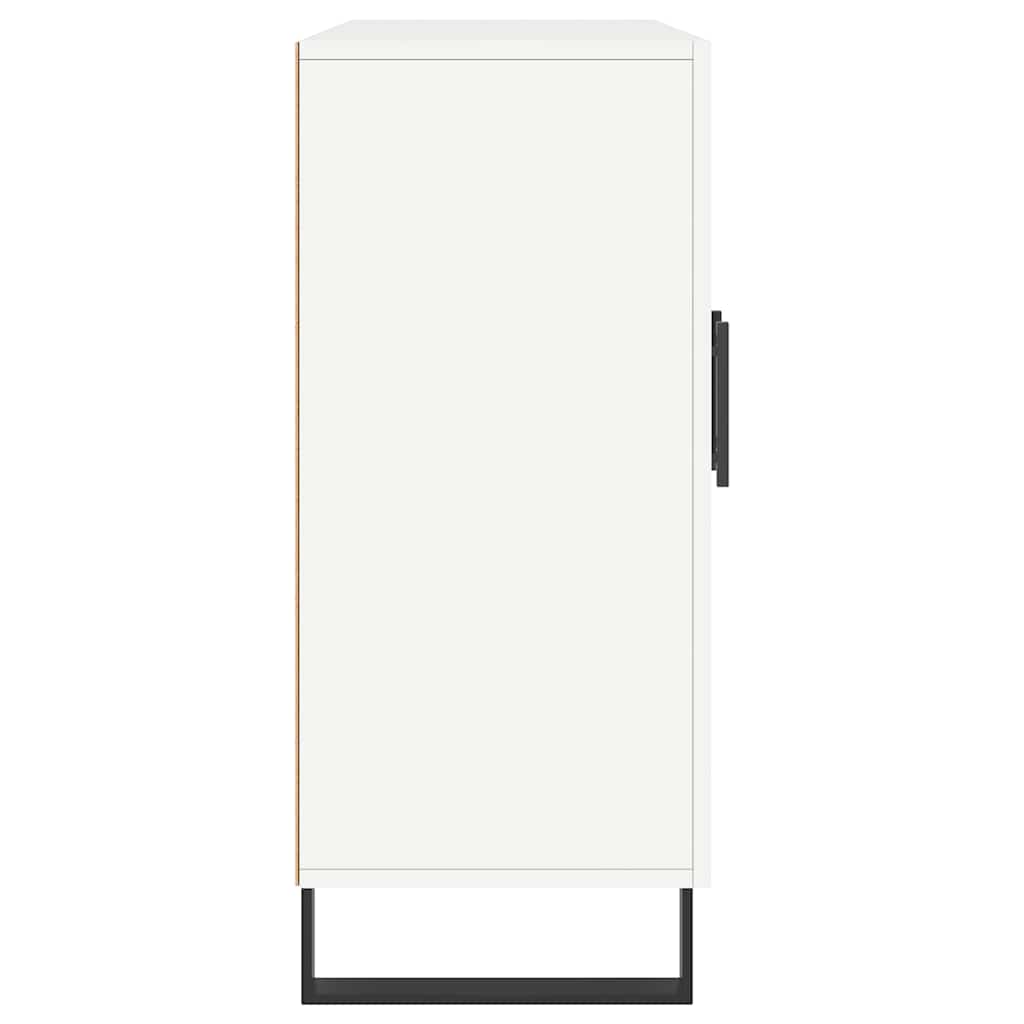 Komoda bijela 90x34x80 cm od konstruiranog drva