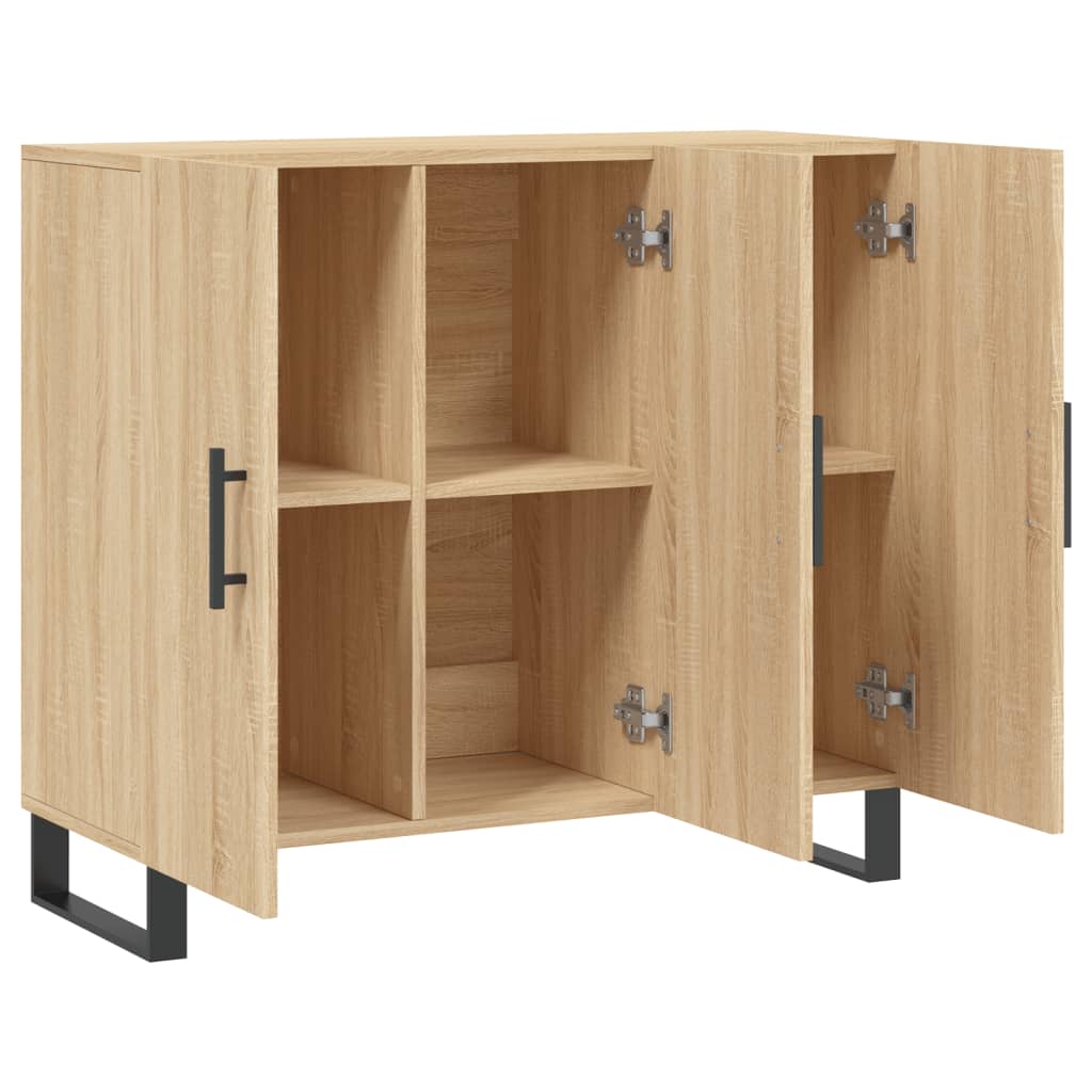 Komoda boja hrasta sonome 90x34x80 cm od konstruiranog drva