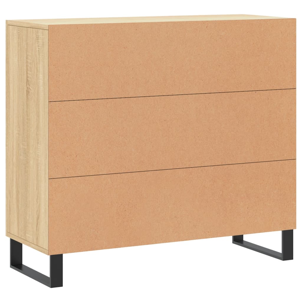 Komoda boja hrasta sonome 90x34x80 cm od konstruiranog drva