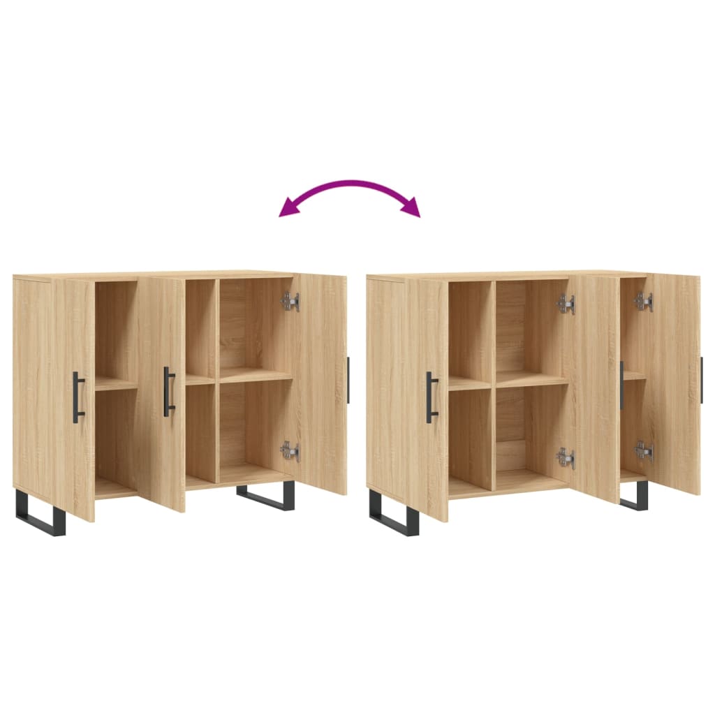Komoda boja hrasta sonome 90x34x80 cm od konstruiranog drva