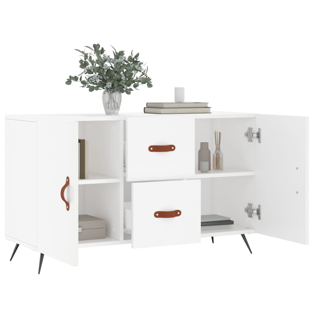 Komoda bijela 100x36x60 cm od konstruiranog drva