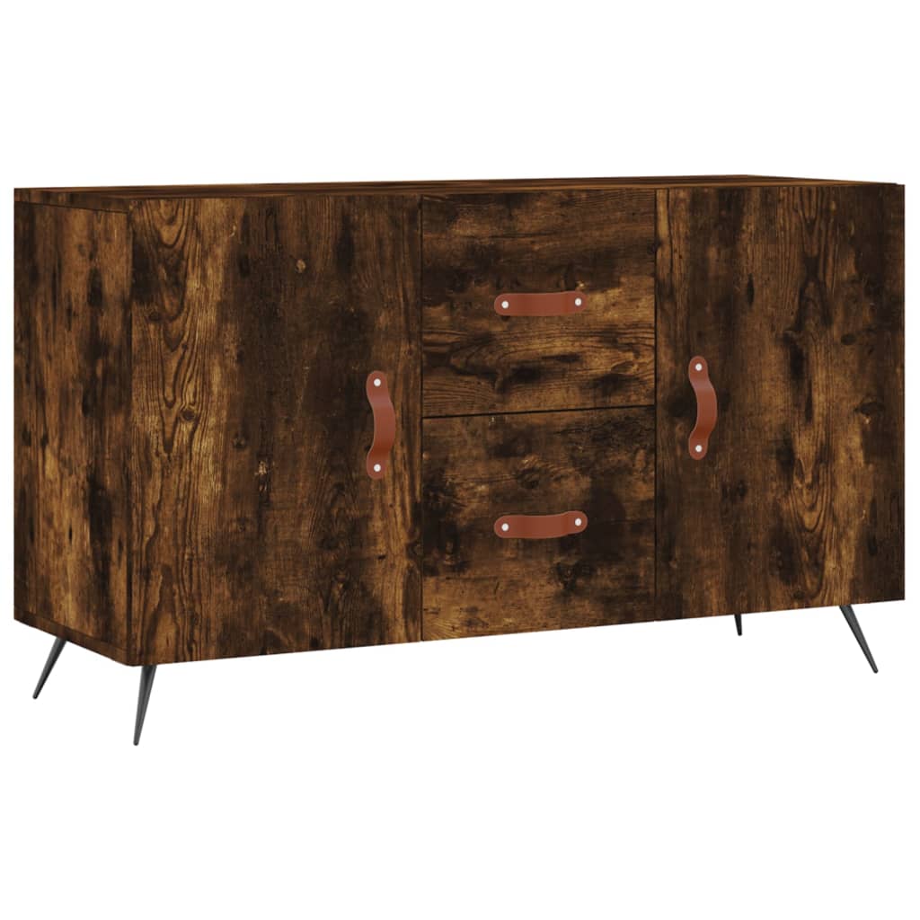 Komoda boja dimljenog hrasta 100 x 36 x 60 cm konstruirano drvo