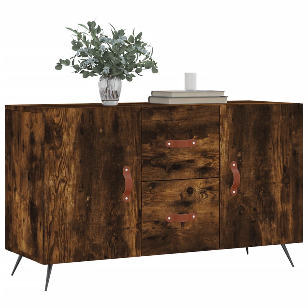 Komoda boja dimljenog hrasta 100 x 36 x 60 cm konstruirano drvo