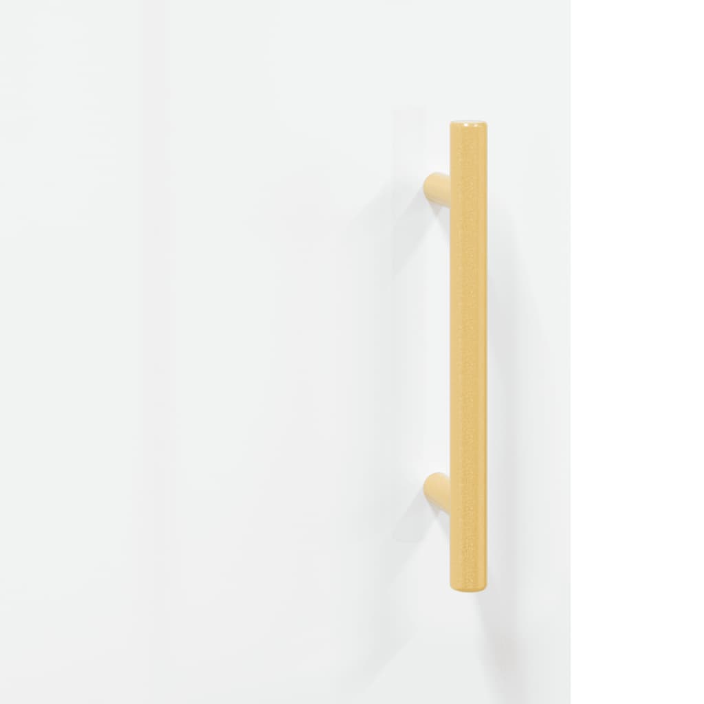 Komoda sjajna bijela 100x36x60 cm od konstruiranog drva