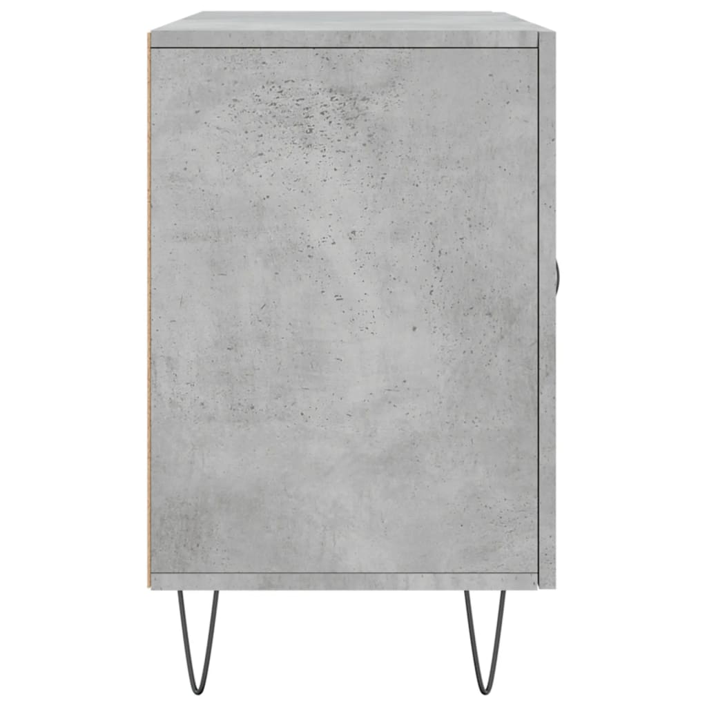 Komoda siva boja betona 100x36x60 cm od konstruiranog drva