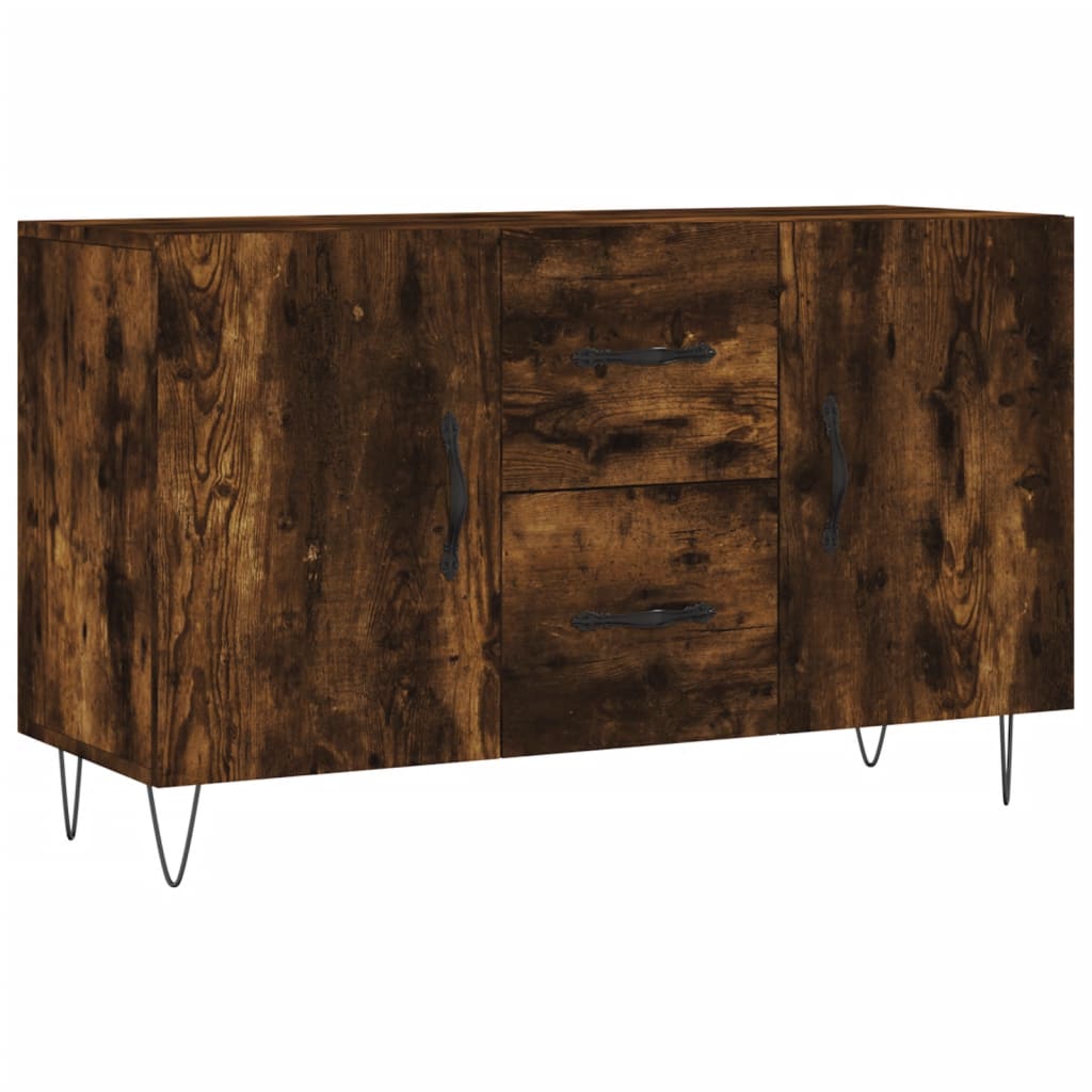 Komoda boja dimljenog hrasta 100 x 36 x 60 cm konstruirano drvo