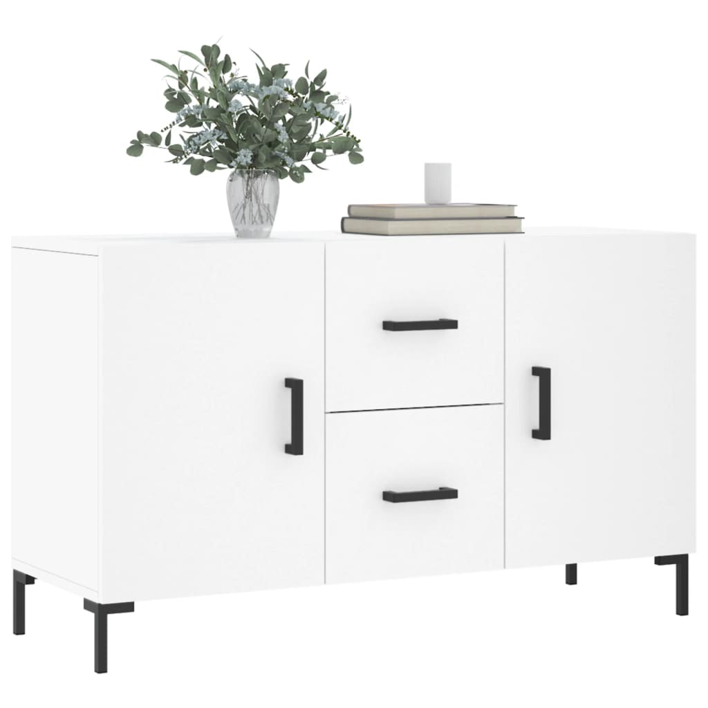 Komoda bijela 100x36x60 cm od konstruiranog drva