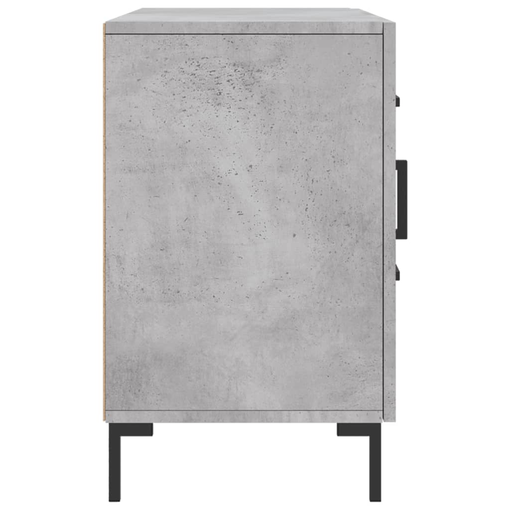Komoda siva boja betona 100x36x60 cm od konstruiranog drva