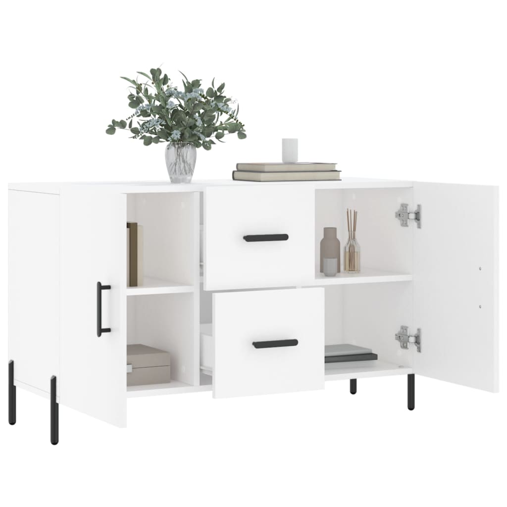 Komoda bijela 100x36x60 cm od konstruiranog drva