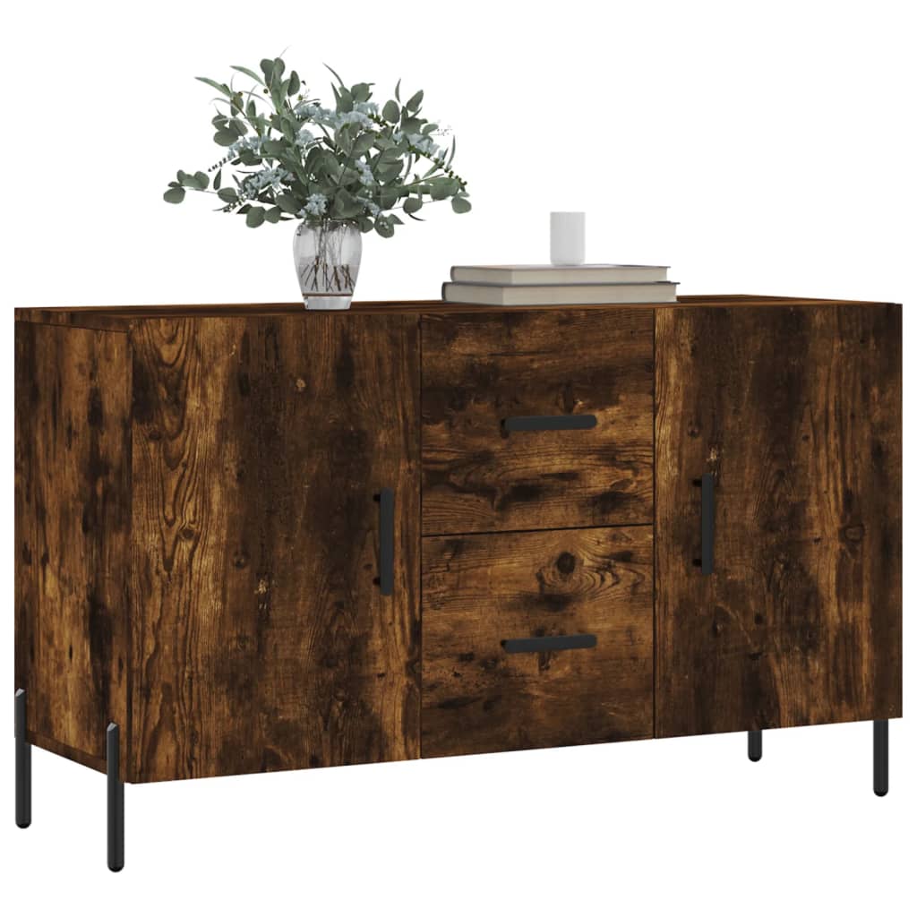 Komoda boja dimljenog hrasta 100 x 36 x 60 cm konstruirano drvo