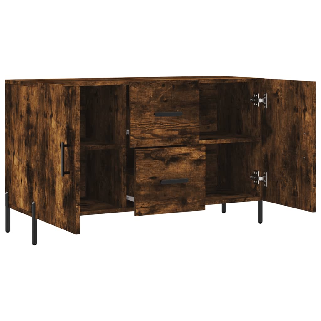 Komoda boja dimljenog hrasta 100 x 36 x 60 cm konstruirano drvo