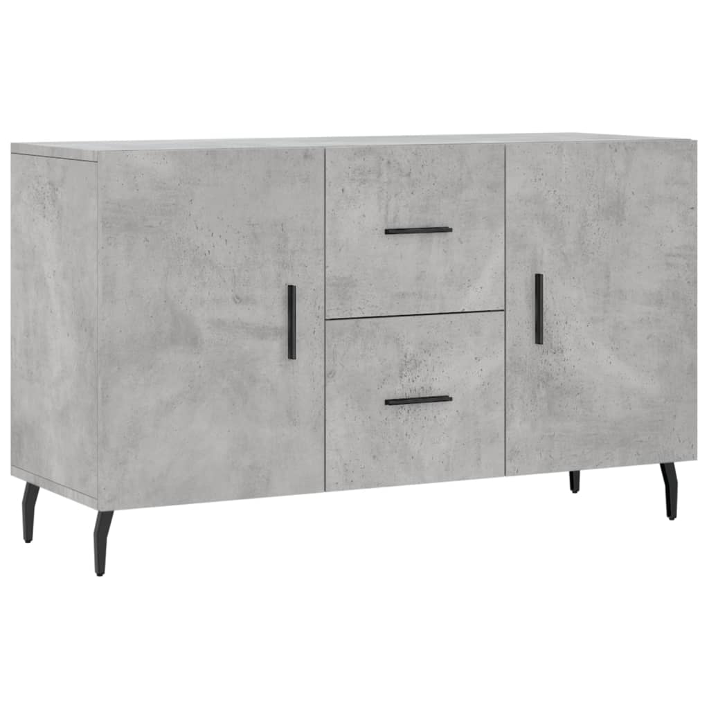 Komoda siva boja betona 100x36x60 cm od konstruiranog drva