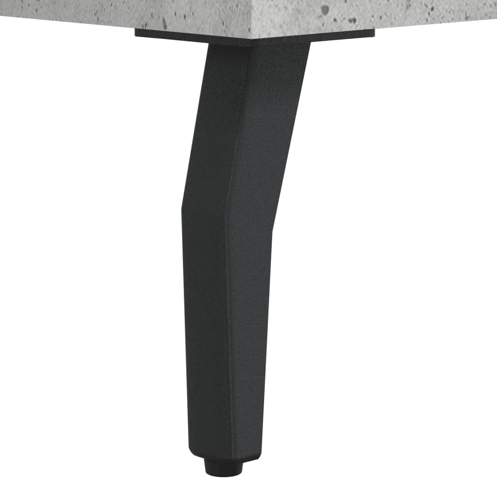Visoka komoda boja betona 69,5 x 31 x 115 cm konstruirano drvo