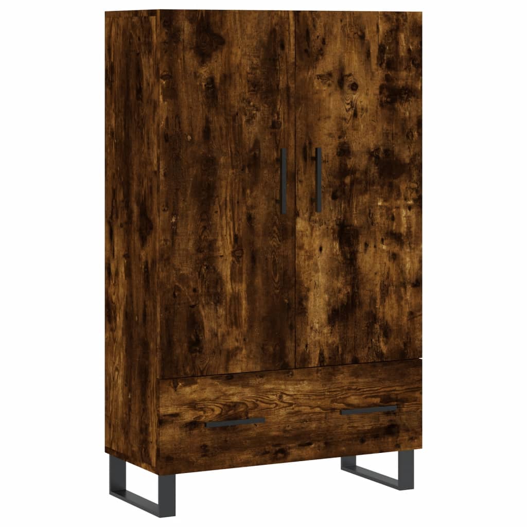 Visoka komoda boja hrasta 69,5 x 31 x 115 cm konstruirano drvo