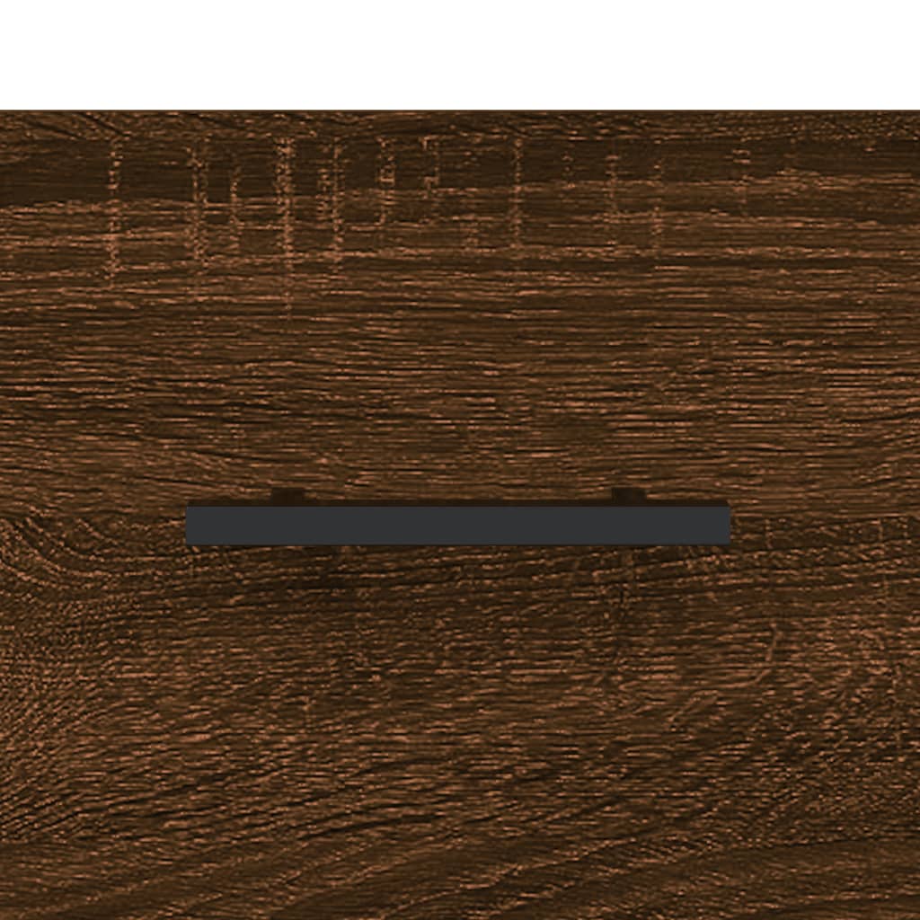 Visoka komoda smeđa boja hrasta 69,5x31x115cm konstruirano drvo