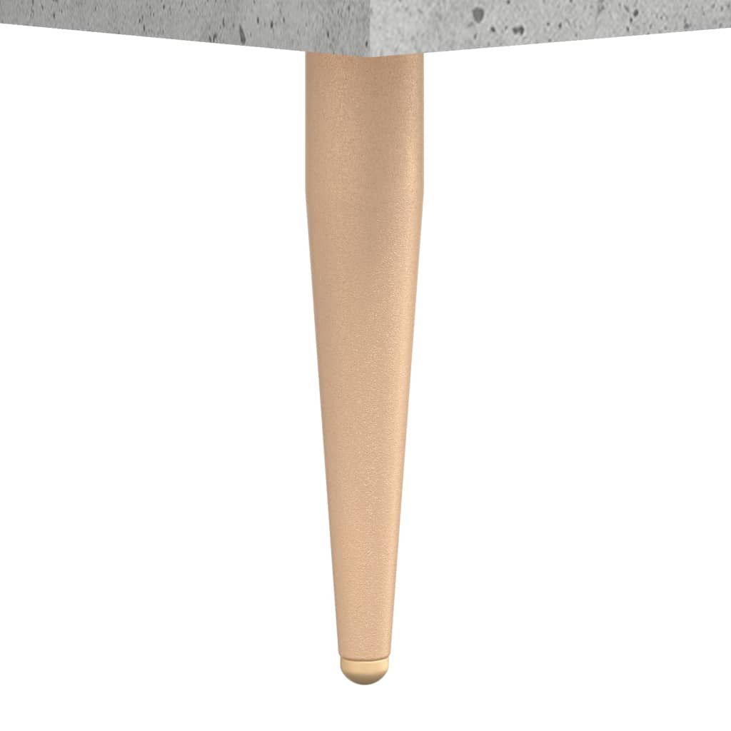 Visoka komoda boja betona 69,5 x 31 x 115 cm konstruirano drvo