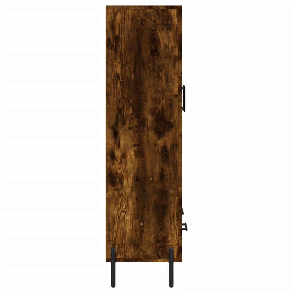 Visoka komoda boja hrasta 69,5 x 31 x 115 cm konstruirano drvo