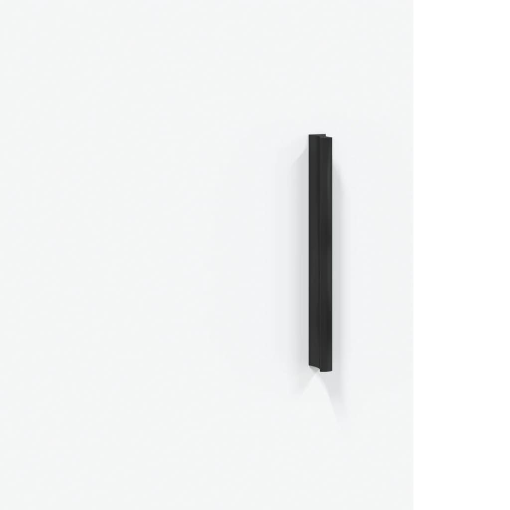 Visoka komoda bijela 69,5 x 31 x 115 cm od konstruiranog drva