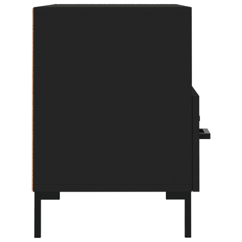 TV ormarić crni 80 x 36 x 50 cm od konstruiranog drva