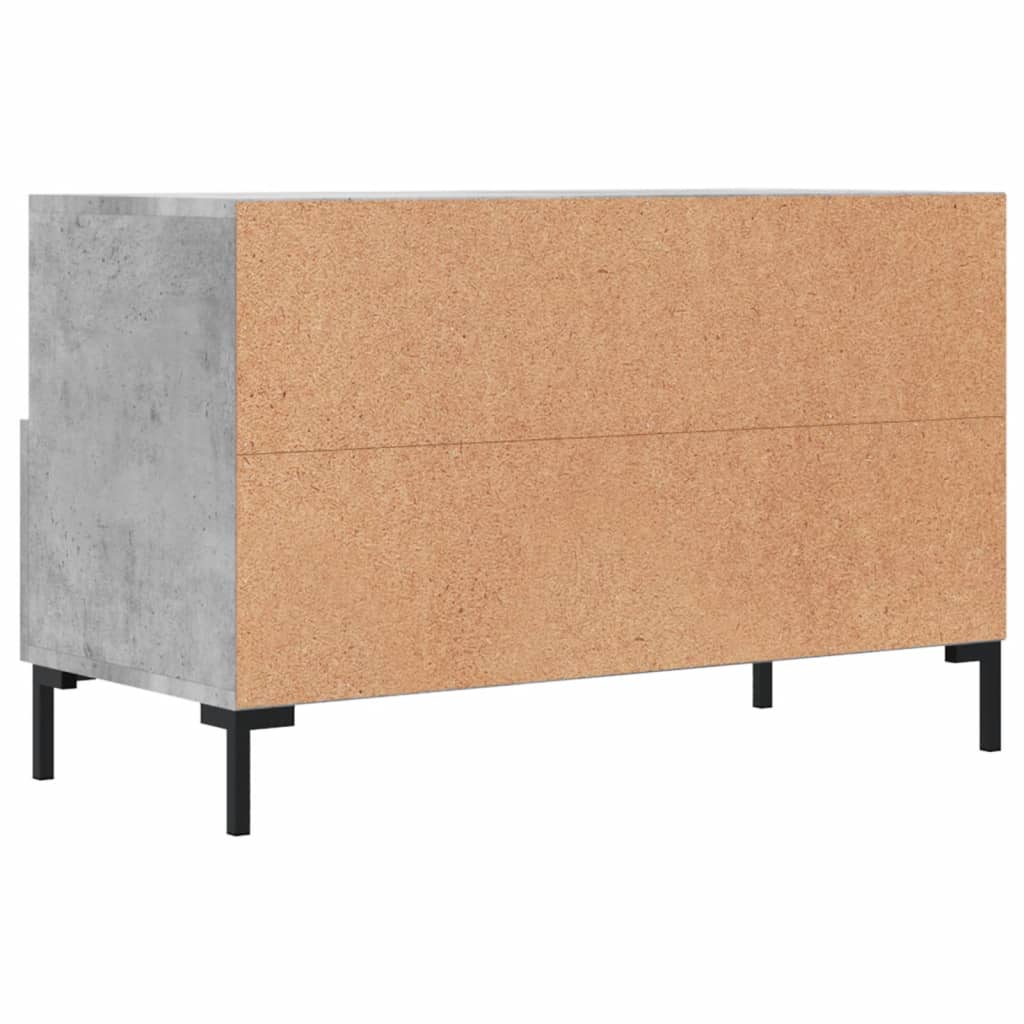 TV ormarić boja betona 80 x 36 x 50 cm konstruirano drvo