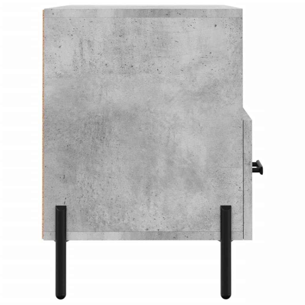 TV ormarić boja betona 80 x 36 x 50 cm konstruirano drvo