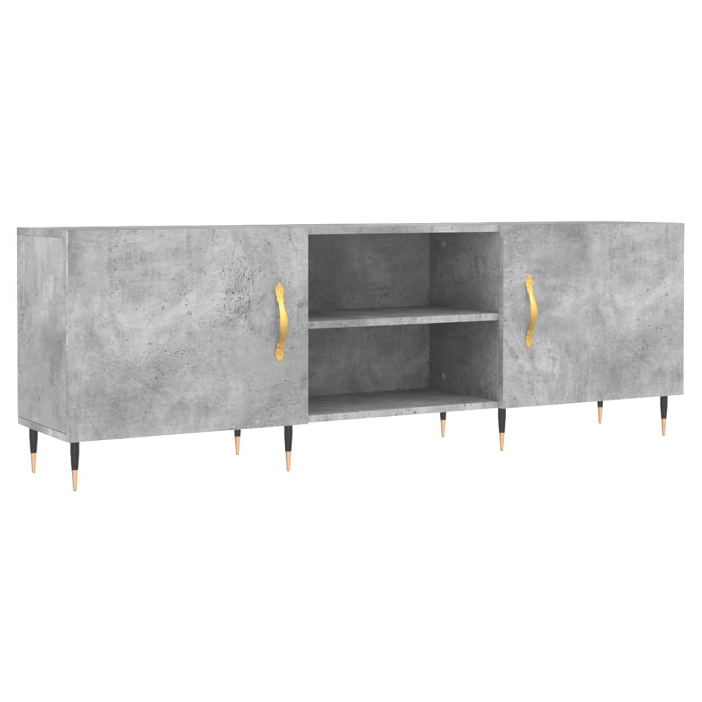 TV ormarić boja betona 150x30x50 cm od konstruiranog drva