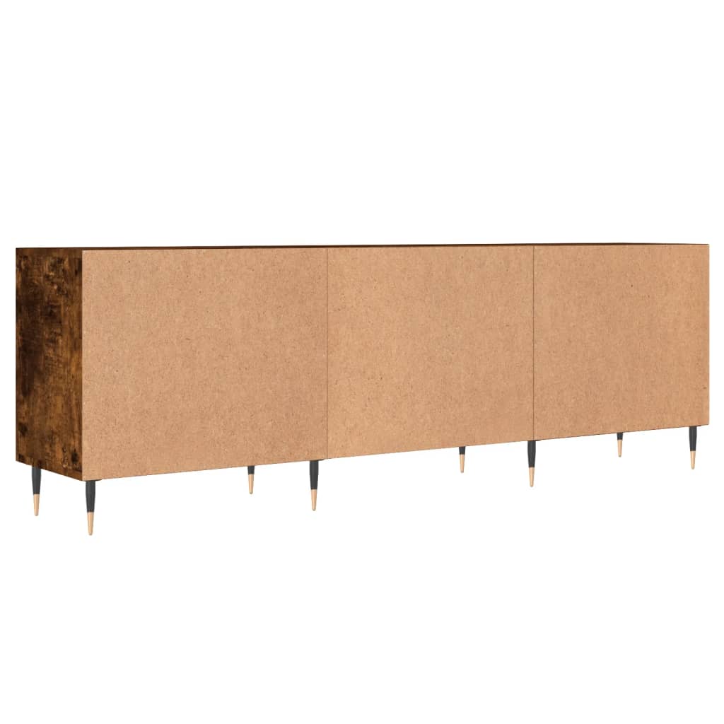 TV ormarić boja dimljenog hrasta 150x30x50 cm konstruirano drvo