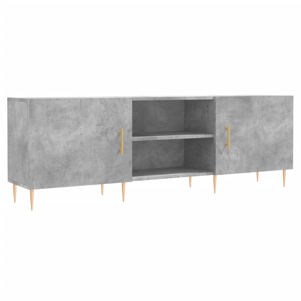 TV ormarić boja betona 150x30x50 cm od konstruiranog drva
