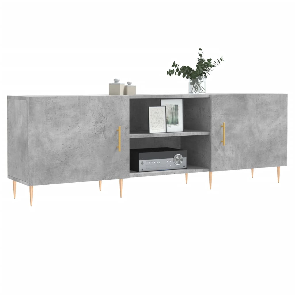 TV ormarić boja betona 150x30x50 cm od konstruiranog drva