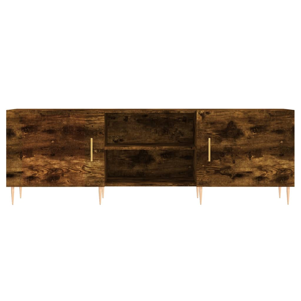 TV ormarić boja dimljenog hrasta 150x30x50 cm konstruirano drvo