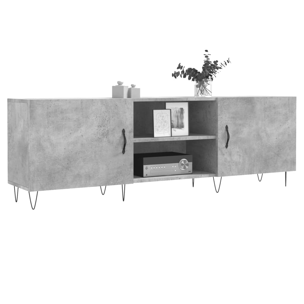 TV ormarić boja betona 150x30x50 cm od konstruiranog drva