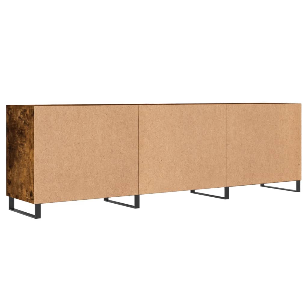 TV ormarić boja dimljenog hrasta 150x30x50 cm konstruirano drvo