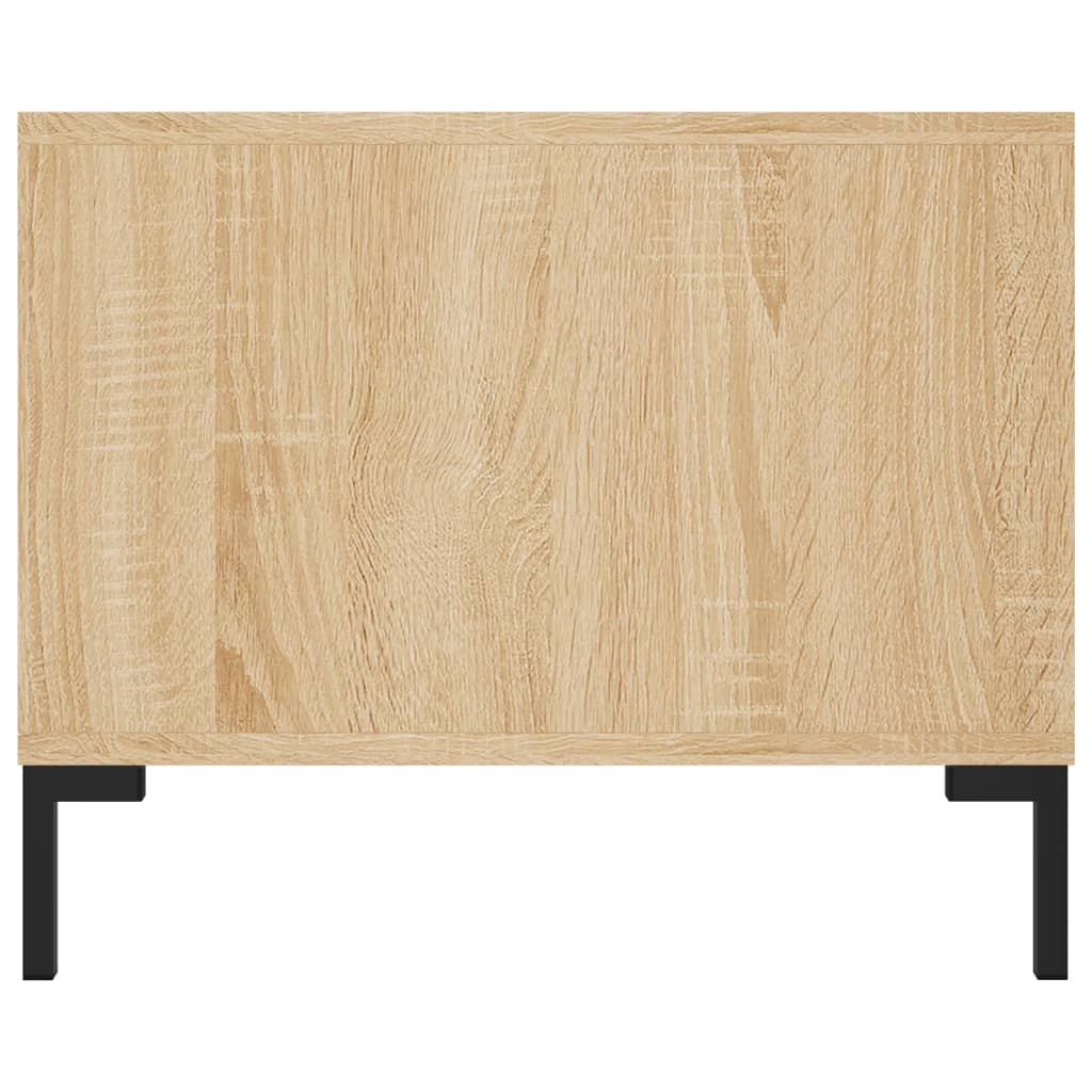 Stolić za kavu boja hrasta 102 x 50 x 40 cm konstruirano drvo