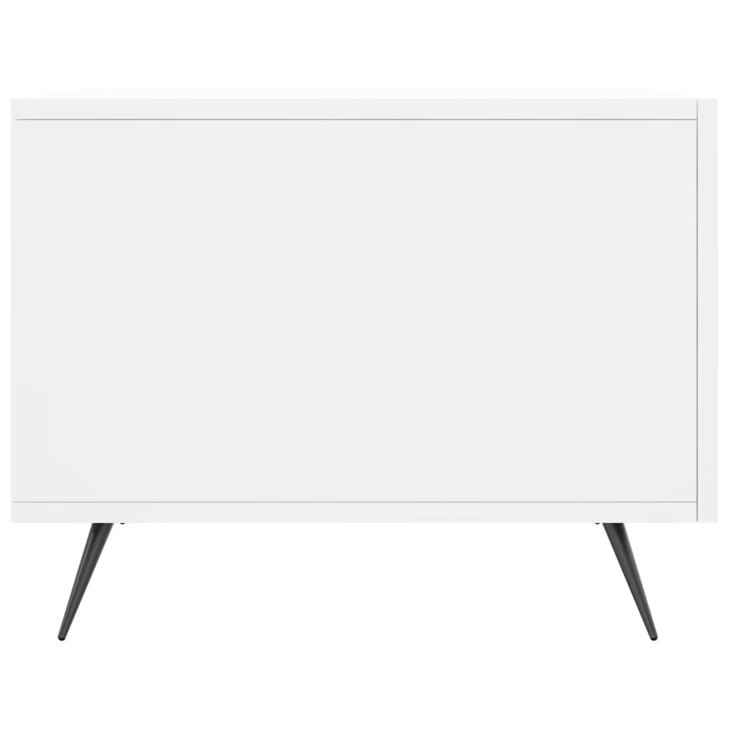 Stolići za kavu 2 kom bijeli 50x50x40 cm od konstruiranog drva