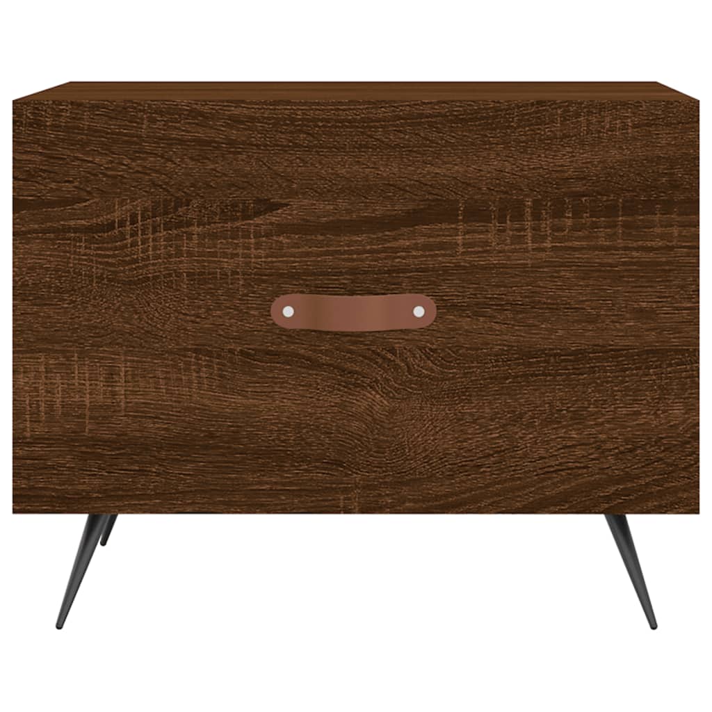 Stolići za kavu 2 kom boja hrasta 50x50x40 cm konstruirano drvo