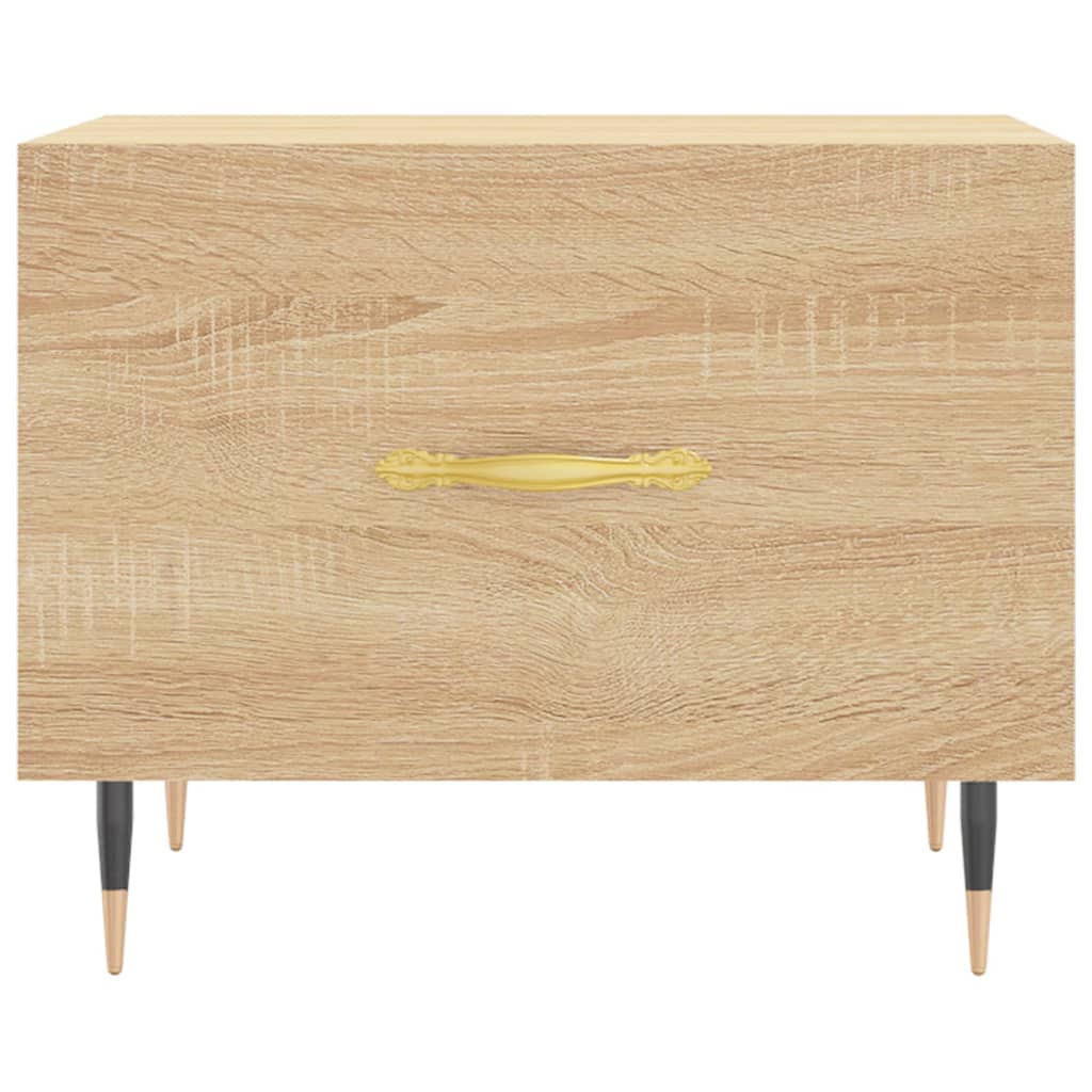 Stolić za kavu boja hrasta 50 x 50 x 40 cm konstruirano drvo